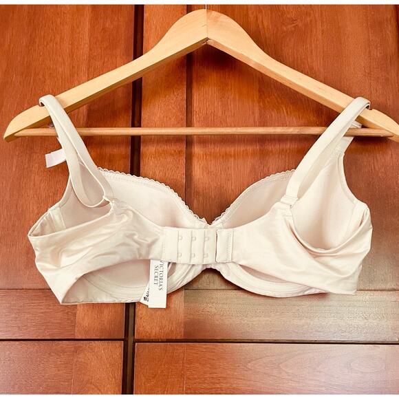 Victoria's Secret Bra Body by Victoria Lightly Lined Demi Light Tan Size 34D NEW - Picture 3 of 7